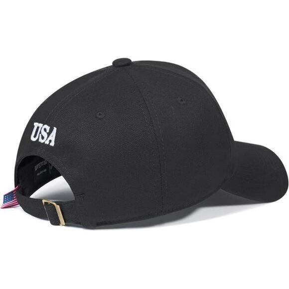 American Flag Baseball Cap Adjustable USA Hat for Men Women Outdoor Casual - Picture 5 of 8